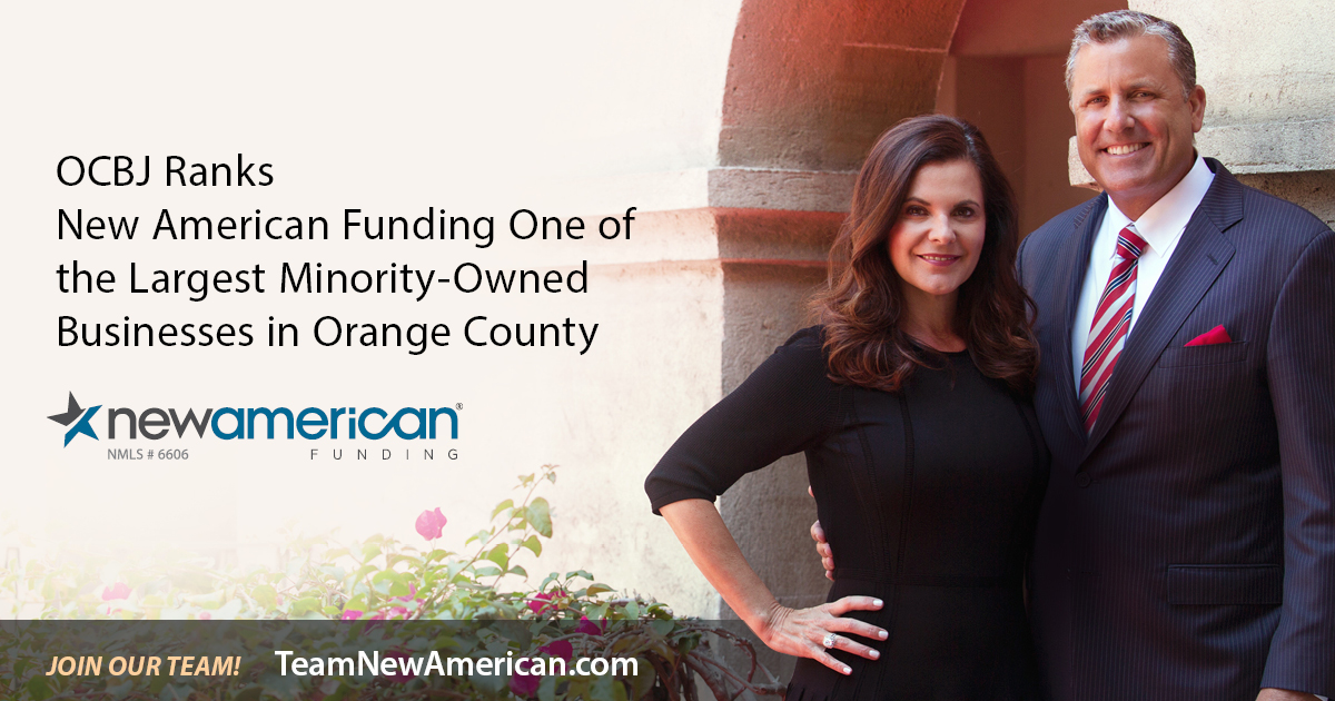 OCBJ Ranks New American Funding One of the Largest Minority-Owned Businesses in Orange County