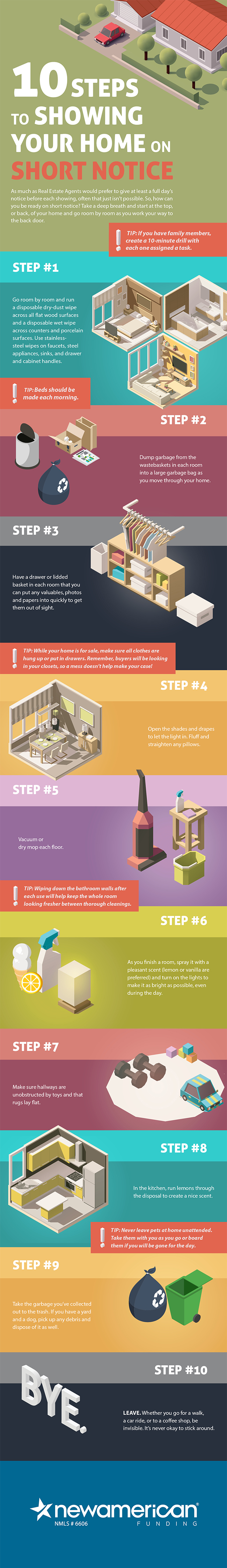 10 Steps To Shpwing Your Home On Short Notice